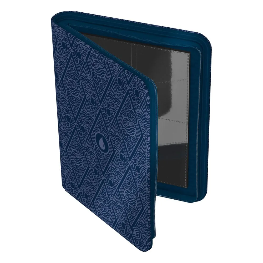 Ultimate Guard Zipfolio 8-Pocket Xenoskin (160 double-sleeved cards) Magic: The Gathering | Avatar: The Last Airbender - Blue Mana